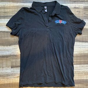 Victory Brewing Compang Embroidered Black Woman’s Polo